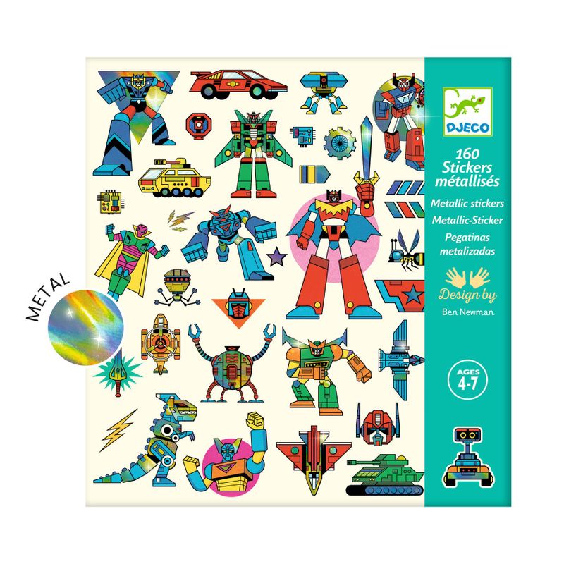 Stickers Robots FSC MIX
