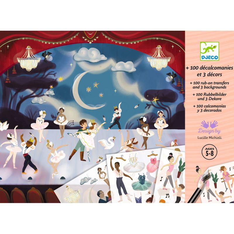 Rub-On Transfers - Little Ballet Dancers