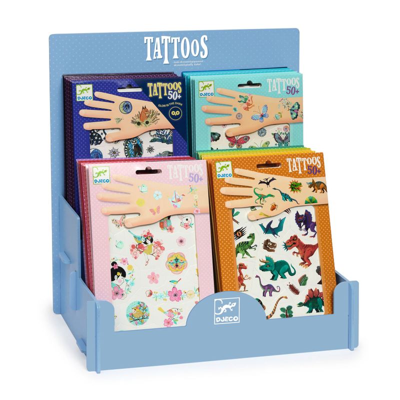 Two-Tier Tattoos Display - FSC 100%