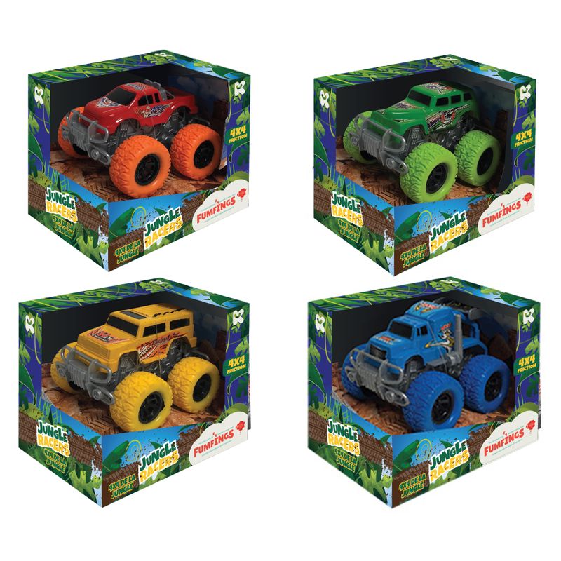 Jungle Racers 4x4 Friction Truck Small