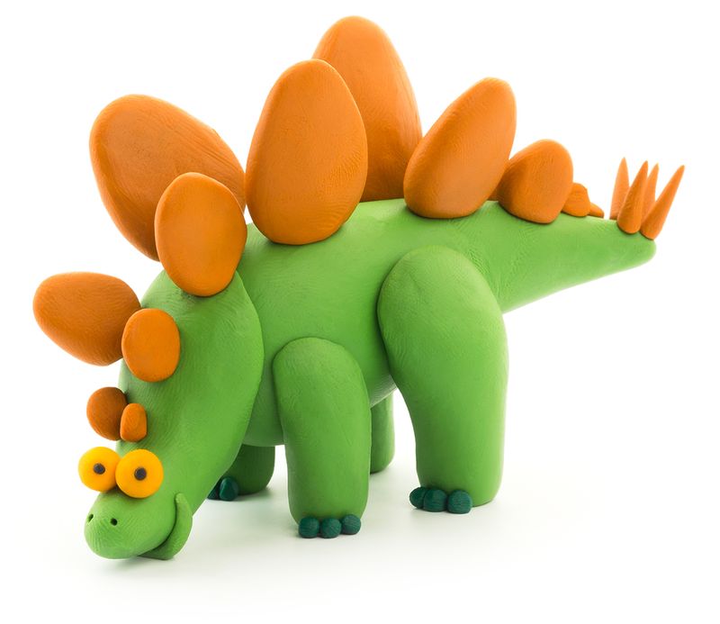 Hey Clay - Claymates Stegosaurus