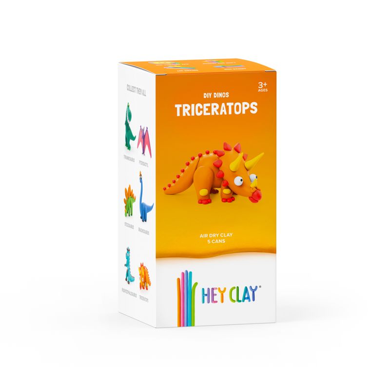 Hey Clay - Claymates Triceratops