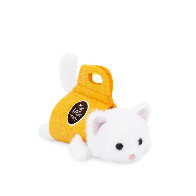 Plush toy, Milo&Millie, Milo the White Cat (13cm)