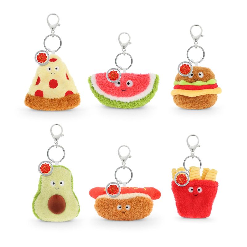 Keeleco Bag Charm Snackies 6 Asstd 12cm