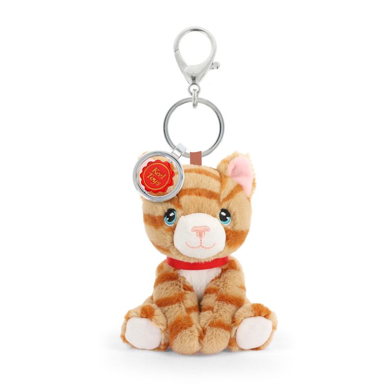 Keeleco Bag Charm Ginger Cat 12cm