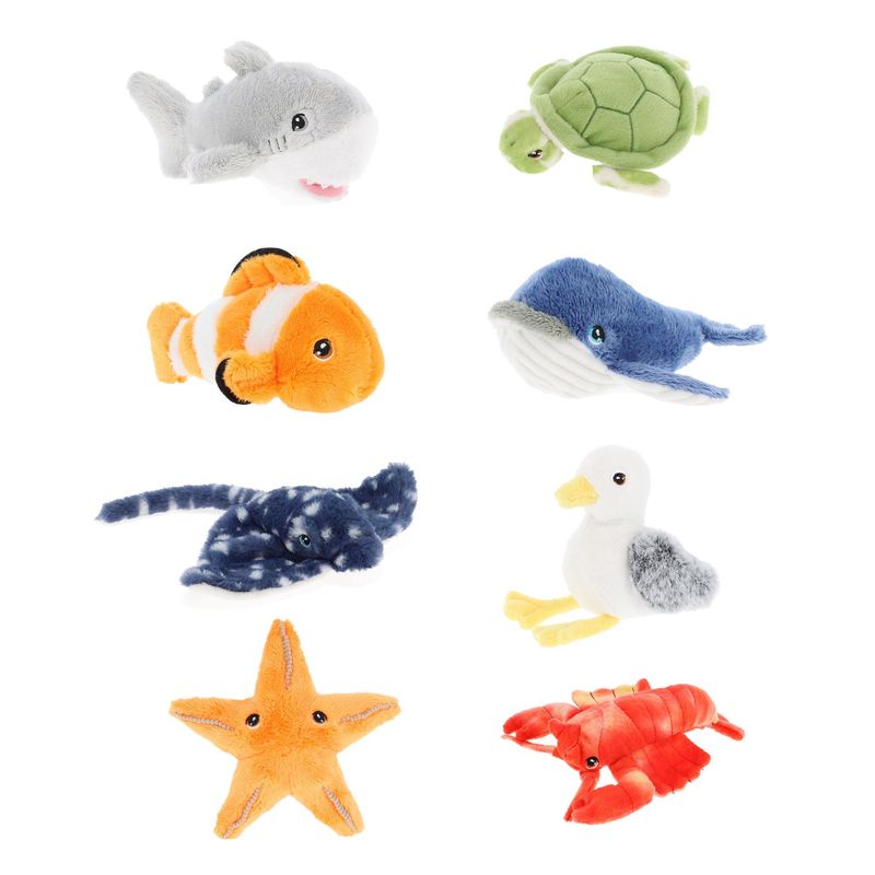 Keeleco Mini Collectable Sealife 8 Asstd  14cm