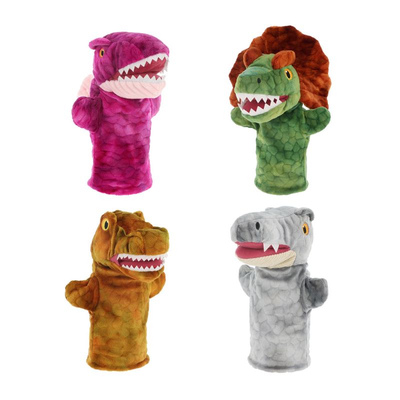 Keeleco Dinosaur Hand Puppets 4 Asstd 27cm