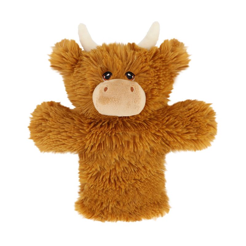 Keeleco Highland Cow Hand Puppet 27cm