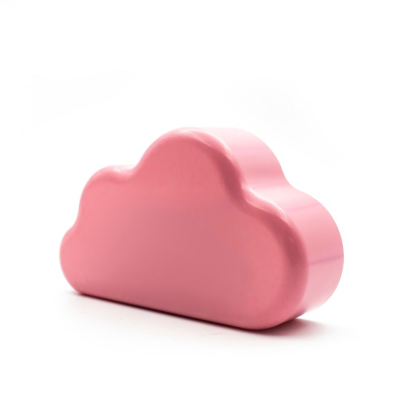 Digital Cloud Alarm Clock With Thermometer and Ambient Light - Rose