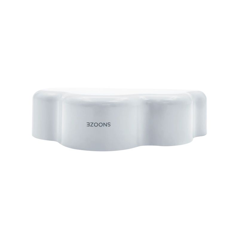 Digital Cloud Alarm Clock With Thermometer and Ambient Light - White