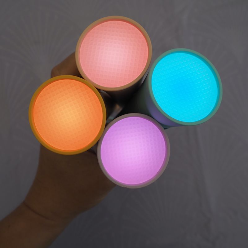 Flashlight - Dimmable and Color Changing Function - Purple