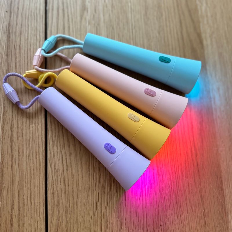 Flashlight - Dimmable and Color Changing Function - Purple