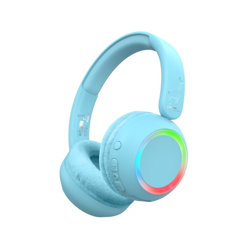 Lalarma Wireless Headphones - With Lights - Blue