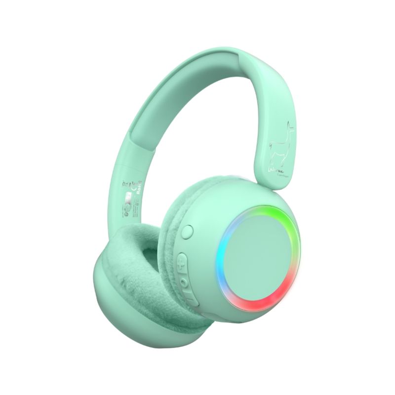Lalarma Wireless Headphones - With Lights - Mint