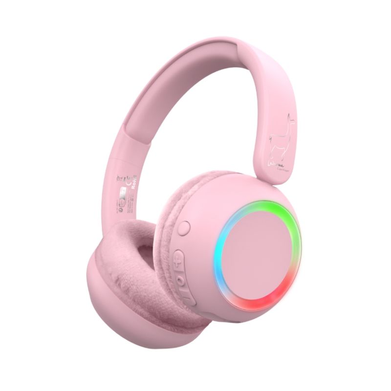 Lalarma Wireless Headphones - With Lights - Rose