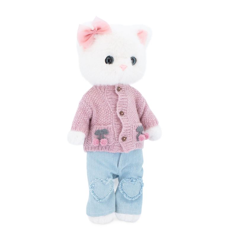 Lucky Kitty, Sophie: Knitted Cherries 38 cm