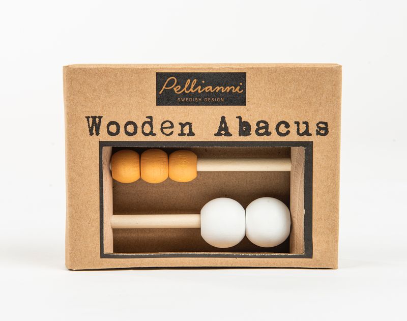 Wooden Abacus Mustard