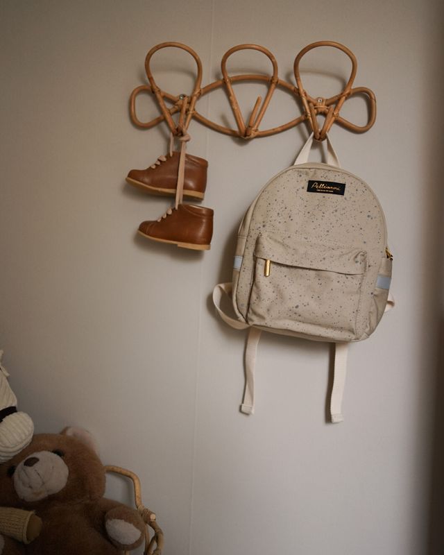 Backpack spotted beige