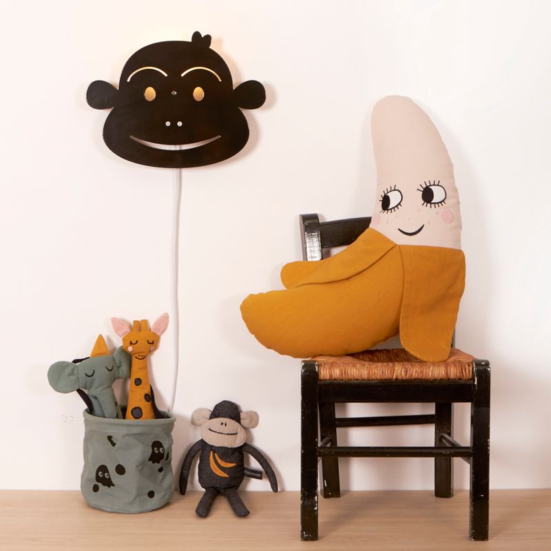 Monkey Lamp - Black