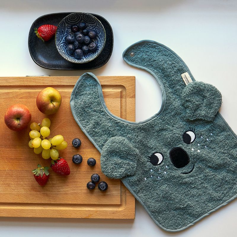Bib - KOALA, Sea Grey