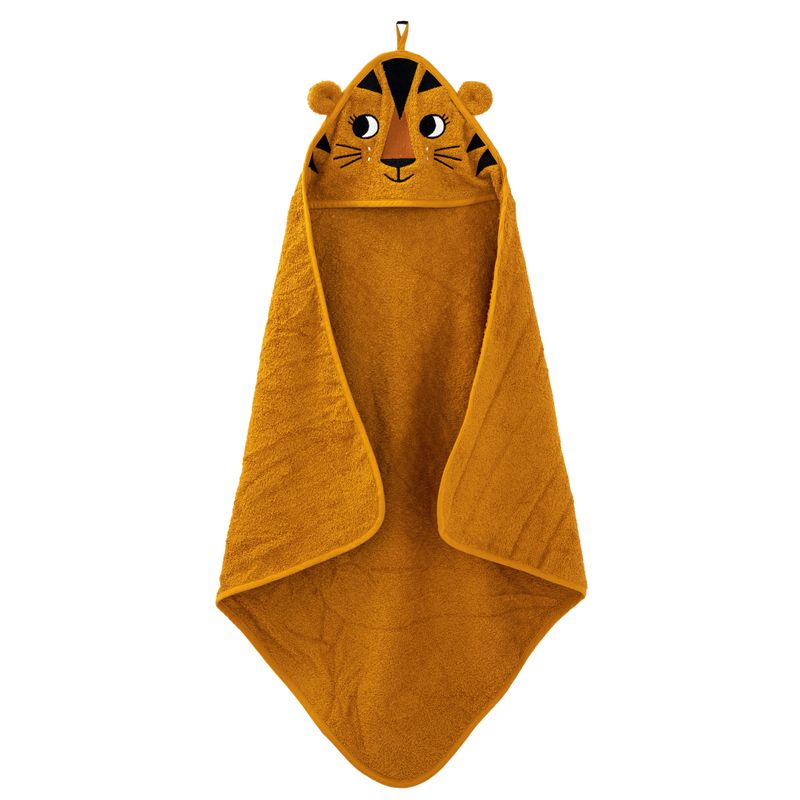 Hooded Towel - TIGER, ochre