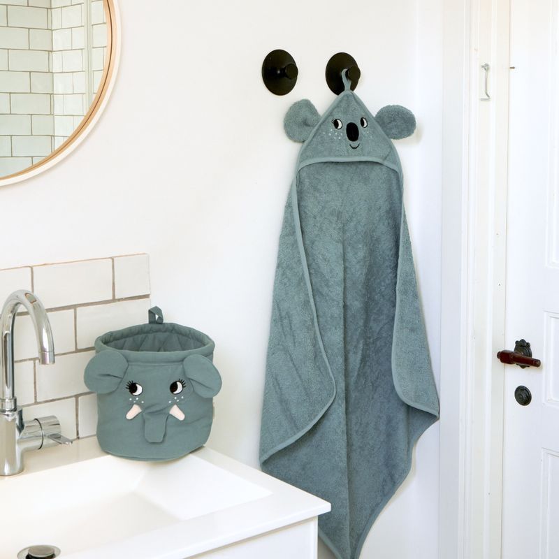Hooded Towel - KOALA, Sea Grey