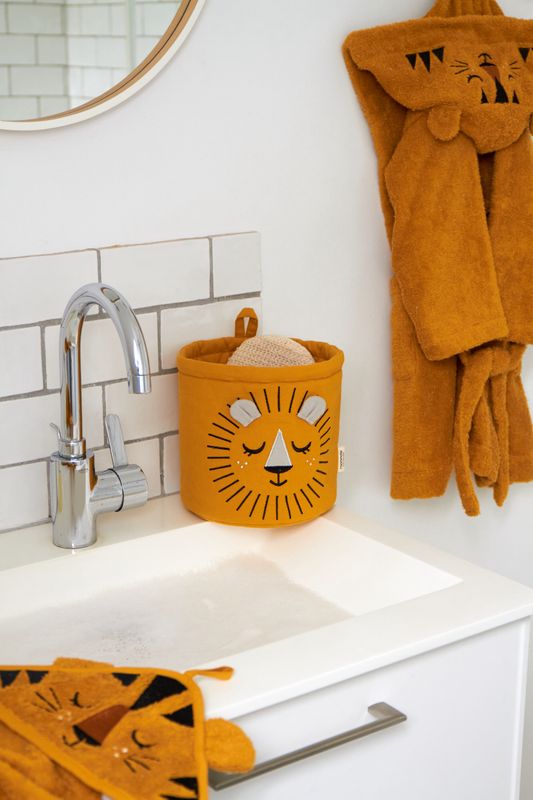 Bathrobe - TIGER, ochre (1-2 years)