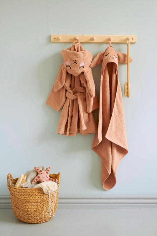 Hooded Towel - BUNNY, rose