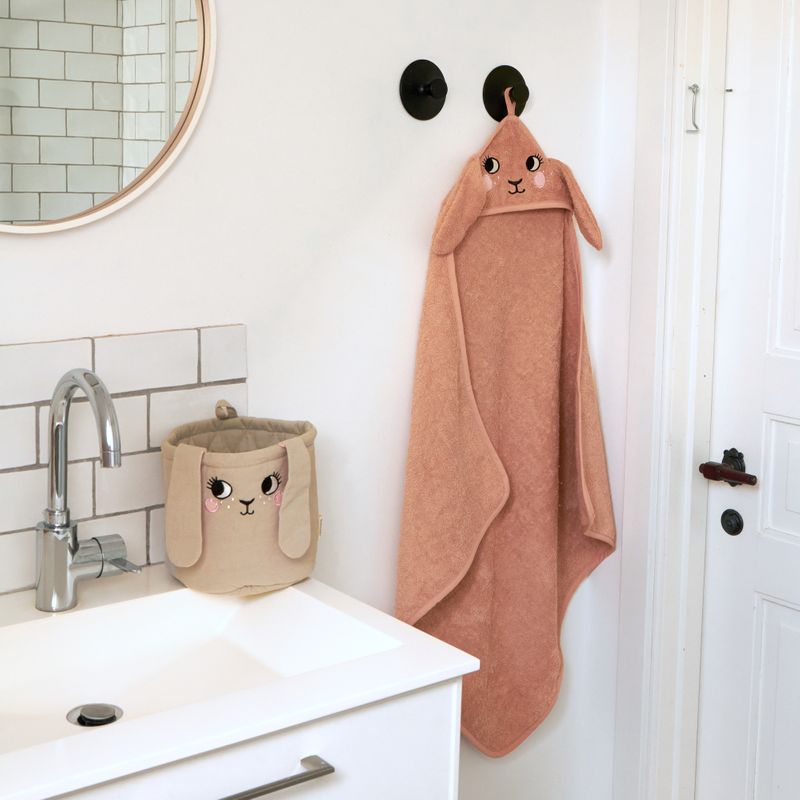 Hooded Towel - BUNNY, rose