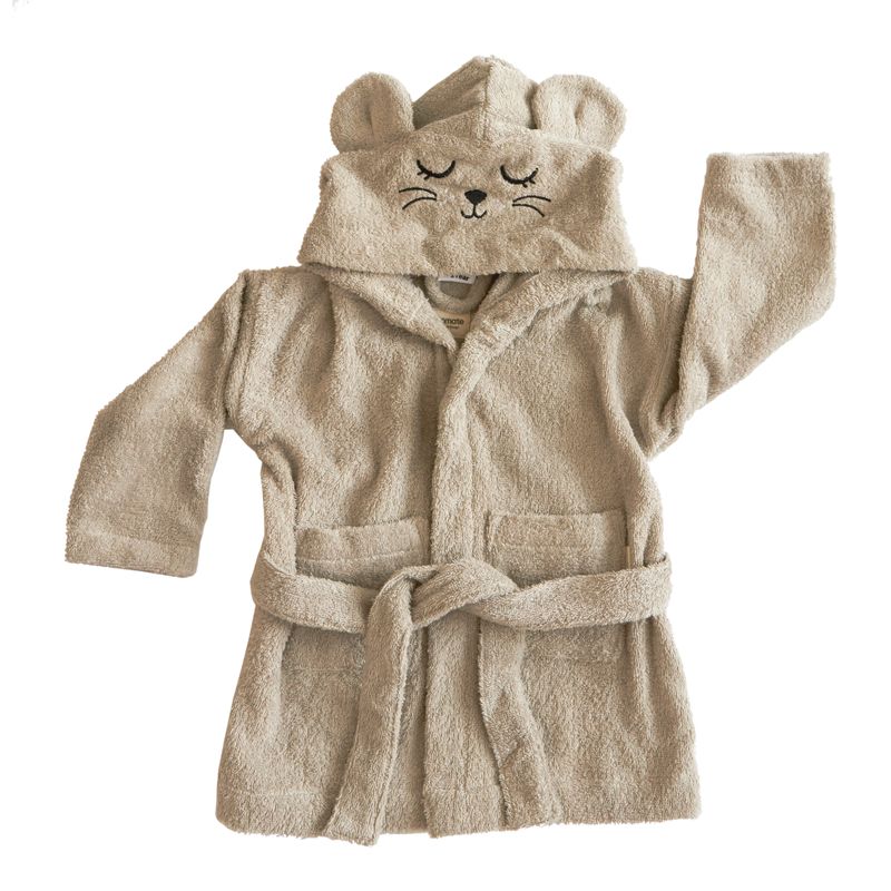 Bathrobe - MOUSE grey (3-4 years)