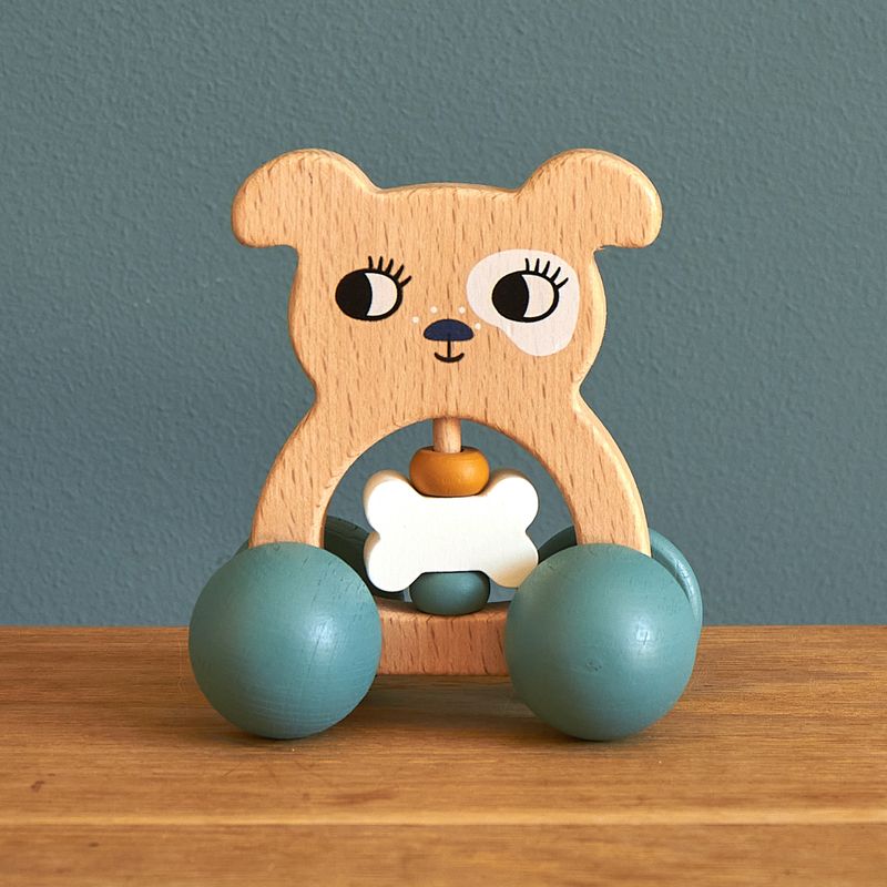 Rattle on Wheel - Dog