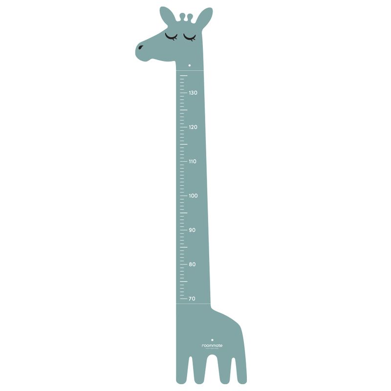 Growth Chart Giraffe- Sea Grey