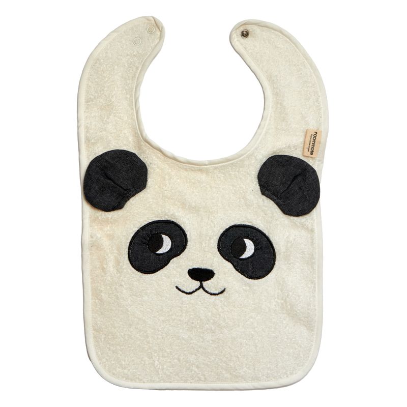 Bib - PANDA, off white