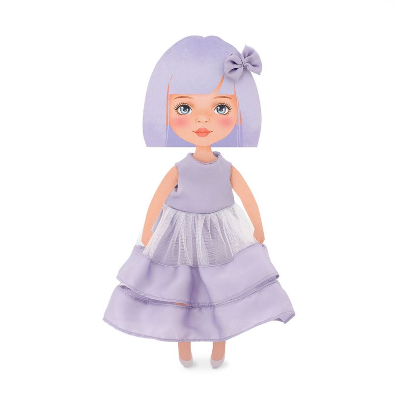 Clothing set: Purple Dress