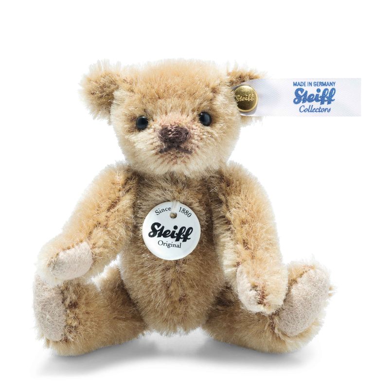 Mini Teddy Bear, Beige (9 cm)