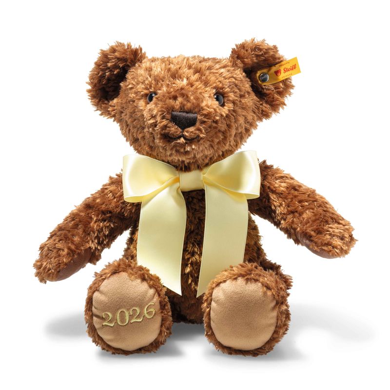 Cosy Year Bear 2026, Light Brown (34 cm)