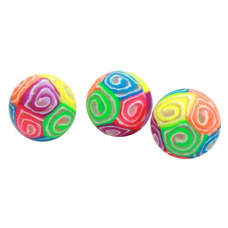 BOUNCING BALL Colour Swirly