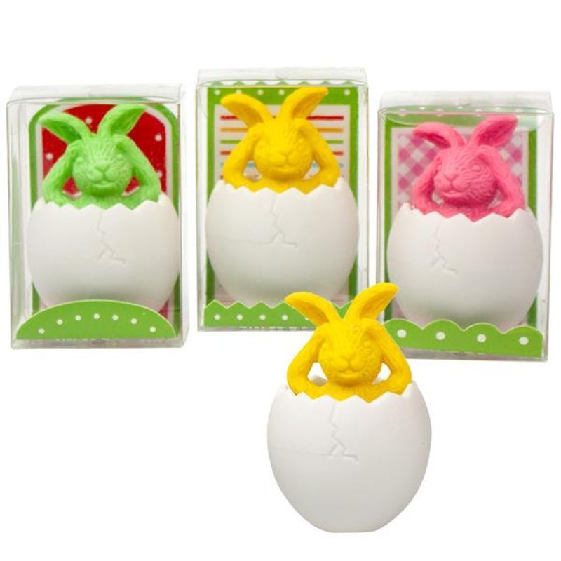 ERASER Rabbit In Egg, 3 different colours