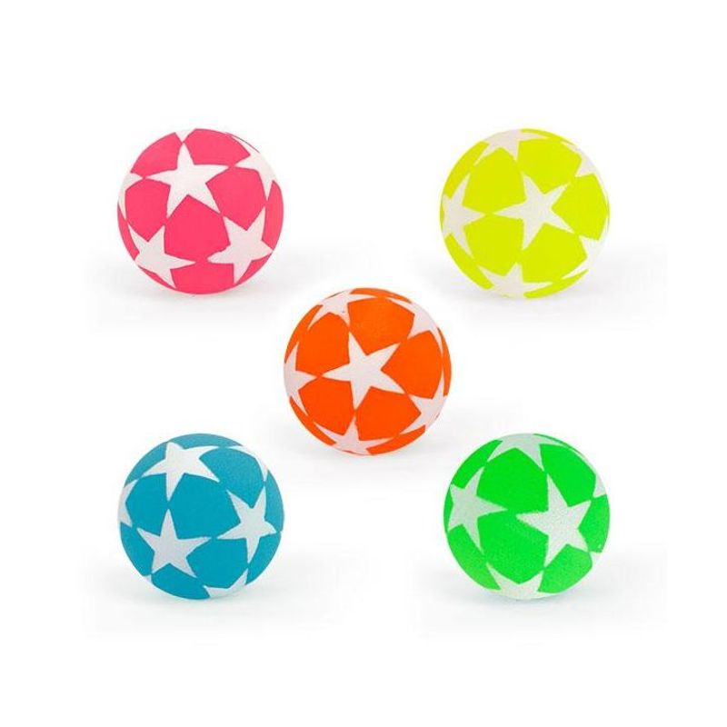 BOUNCY BALL neon star GITD, 5 different versions
