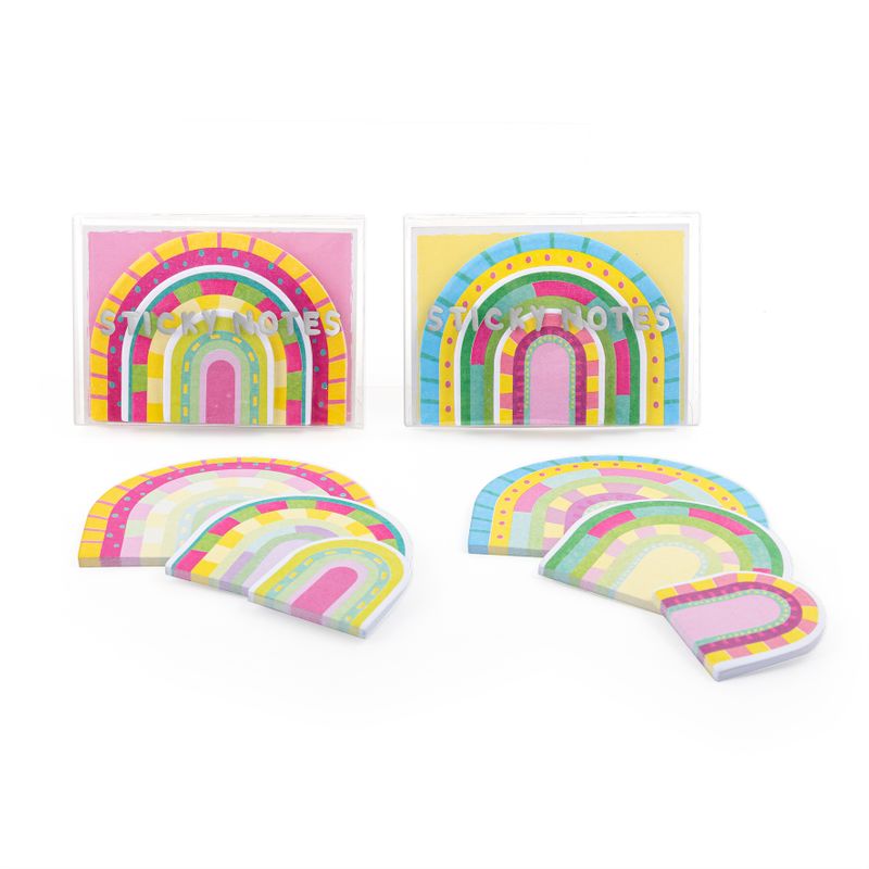 GOOD FEELINGS Sticky Notes Rainbow Set, 90 sheets, 2 assorted