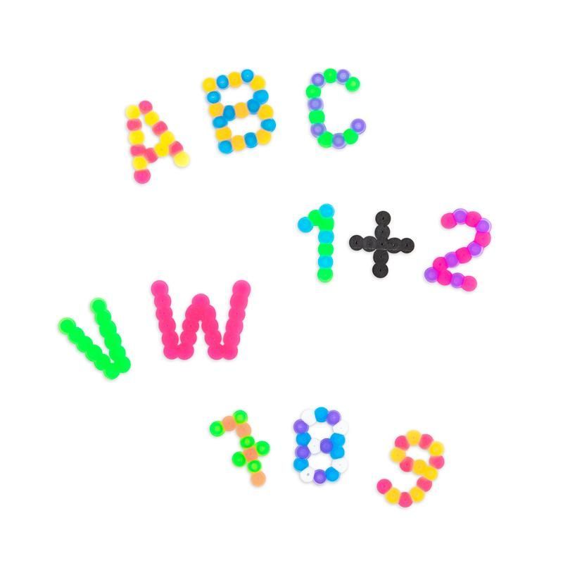 ABC CHAMPIONS Iron-On Beads Learning Fun Set, Letters & Numbers