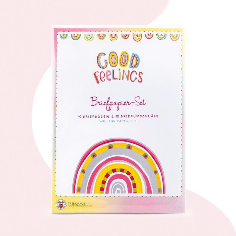 GOOD FEELINGS Letter Writing Set, 20 pieces