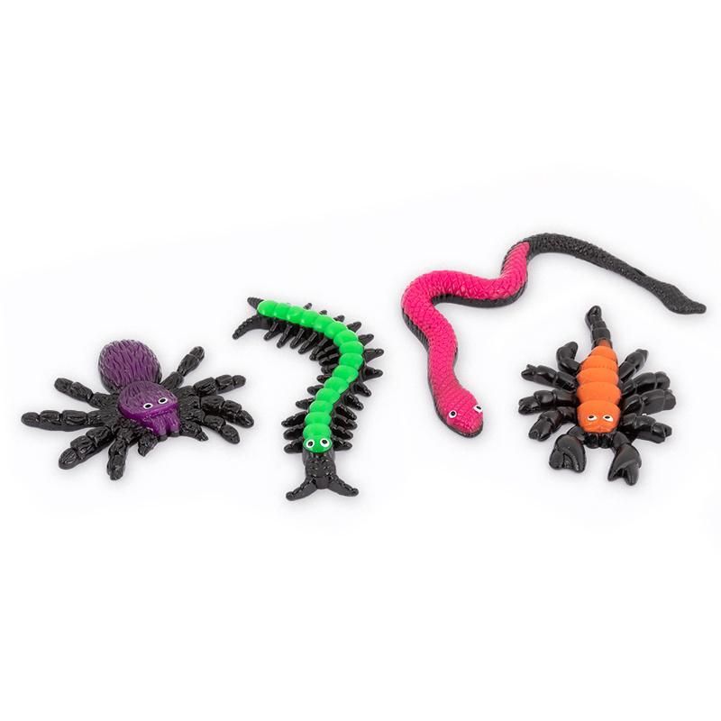 RETTE SICH WER KANN! Two-Coloured Sticky Animals, 4 different designs