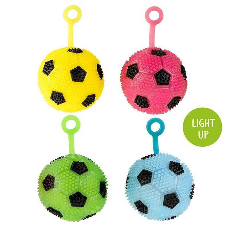 XTREME Light-Up Finger Play Ball 62mm, 4 assorted