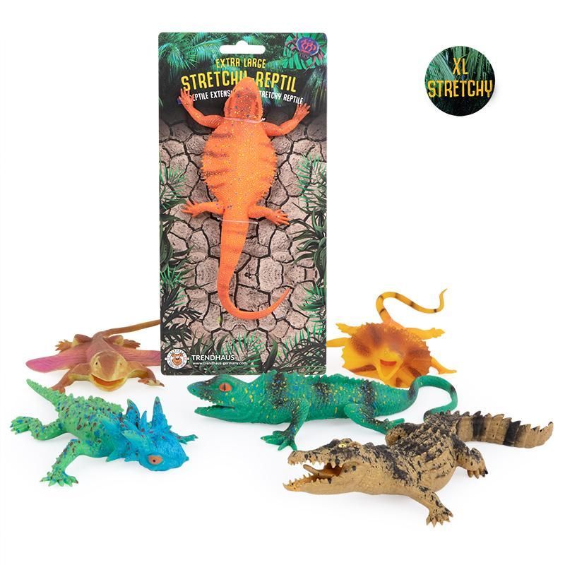 RETTE SICH WER KANN! Stretchy Reptiles XL, 6 different designs