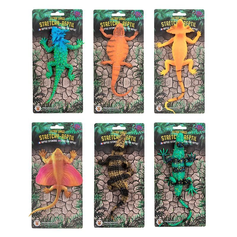 RETTE SICH WER KANN! Stretchy Reptiles XL, 6 different designs