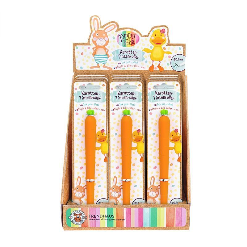 TOMMY & FRIDA Carrot Rollerball Pen, 0,5 mm line thickness