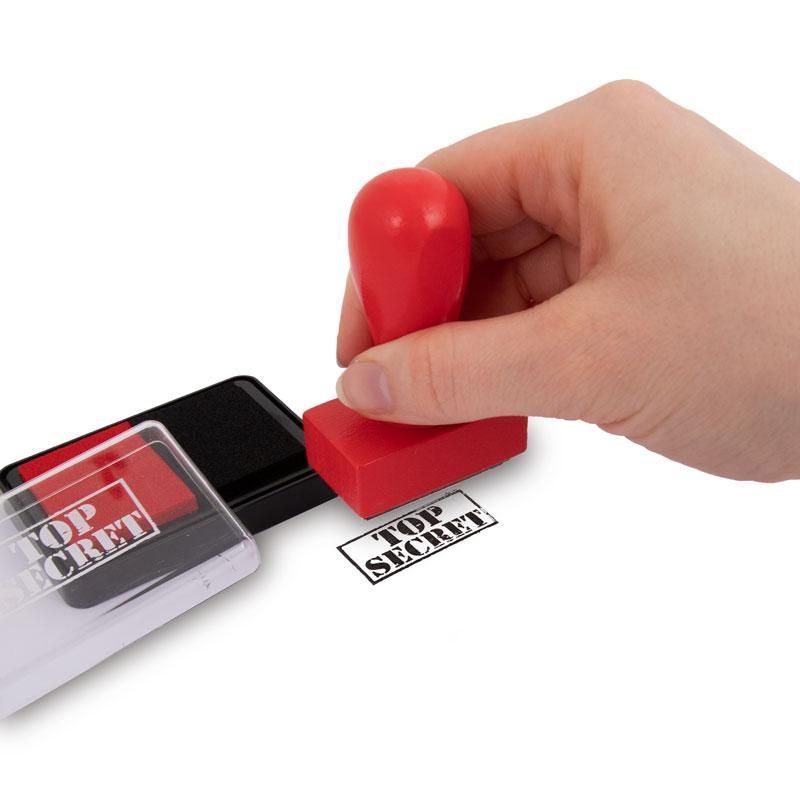 CITY AGENTS Top Secret Stamp Set, set of 2