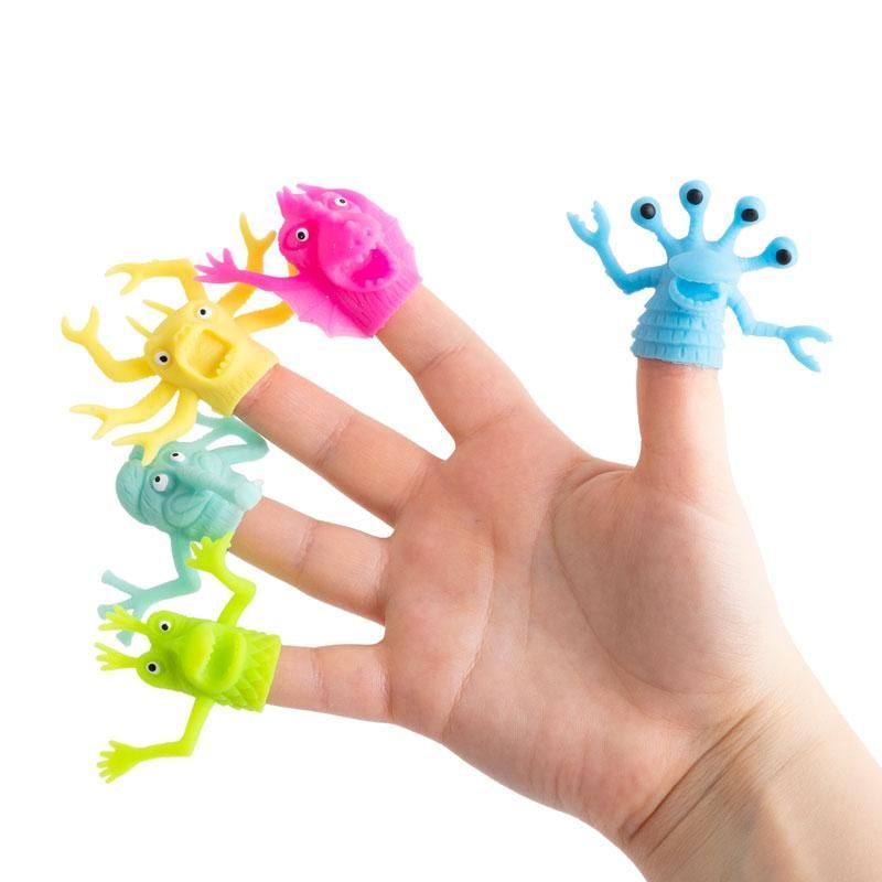 Finger Puppets Monster Show, set of 5