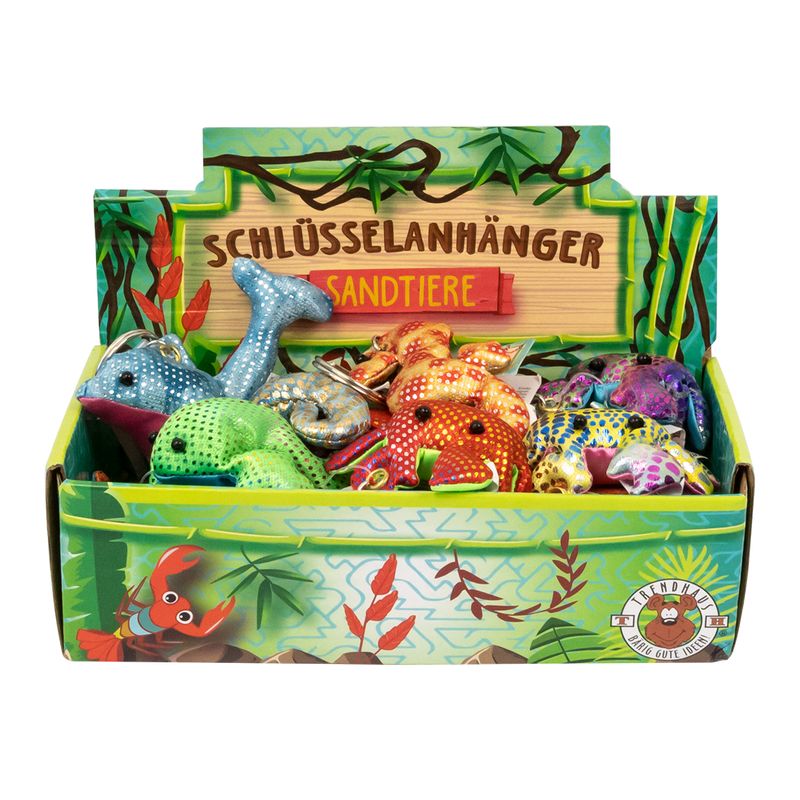 Key ring, sand creatures, several to choose from